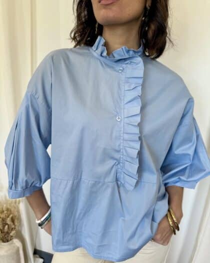 Blouse bleue - SPRING
