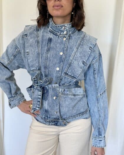 Veste en jean bleue - SANDRA