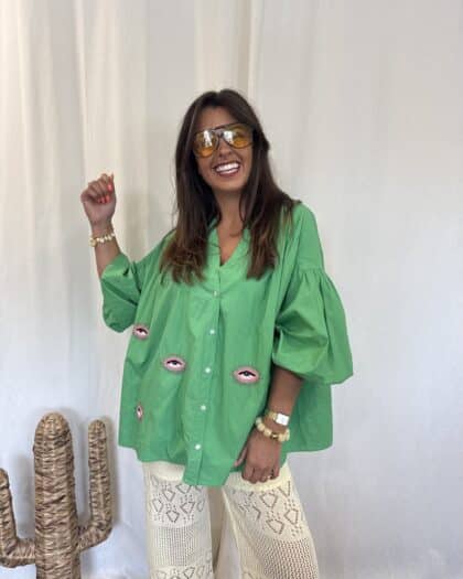 Chemise verte - OEIL