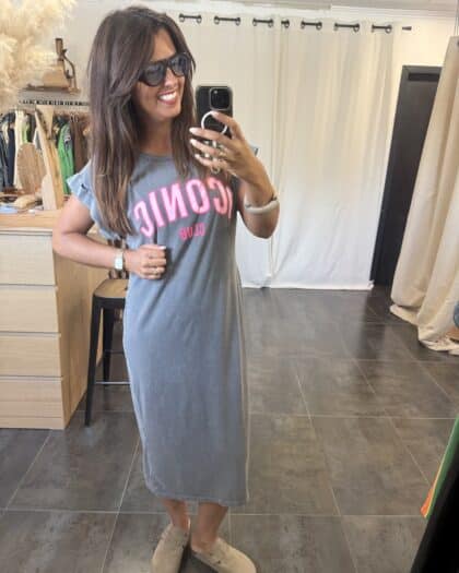 Robe grise - ICONIC