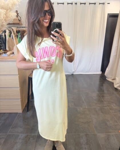 Robe jaune - ICONIC