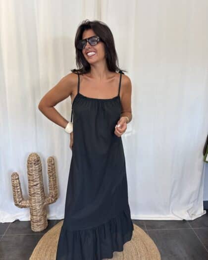 Robe longue noire - LOLA