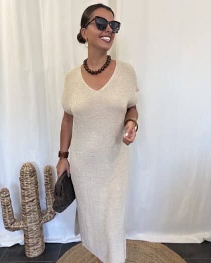 Robe doré lurex - IRMA